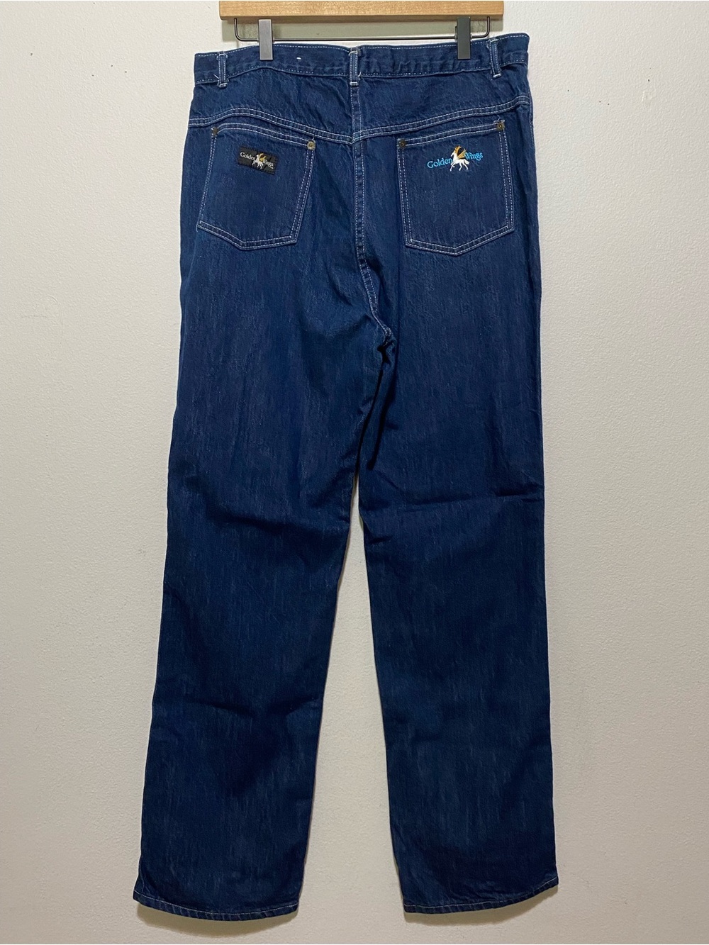 Vintage Golden Wings Women's 34x31  Dark Wash Jeans Rodeo Cowgirl Western